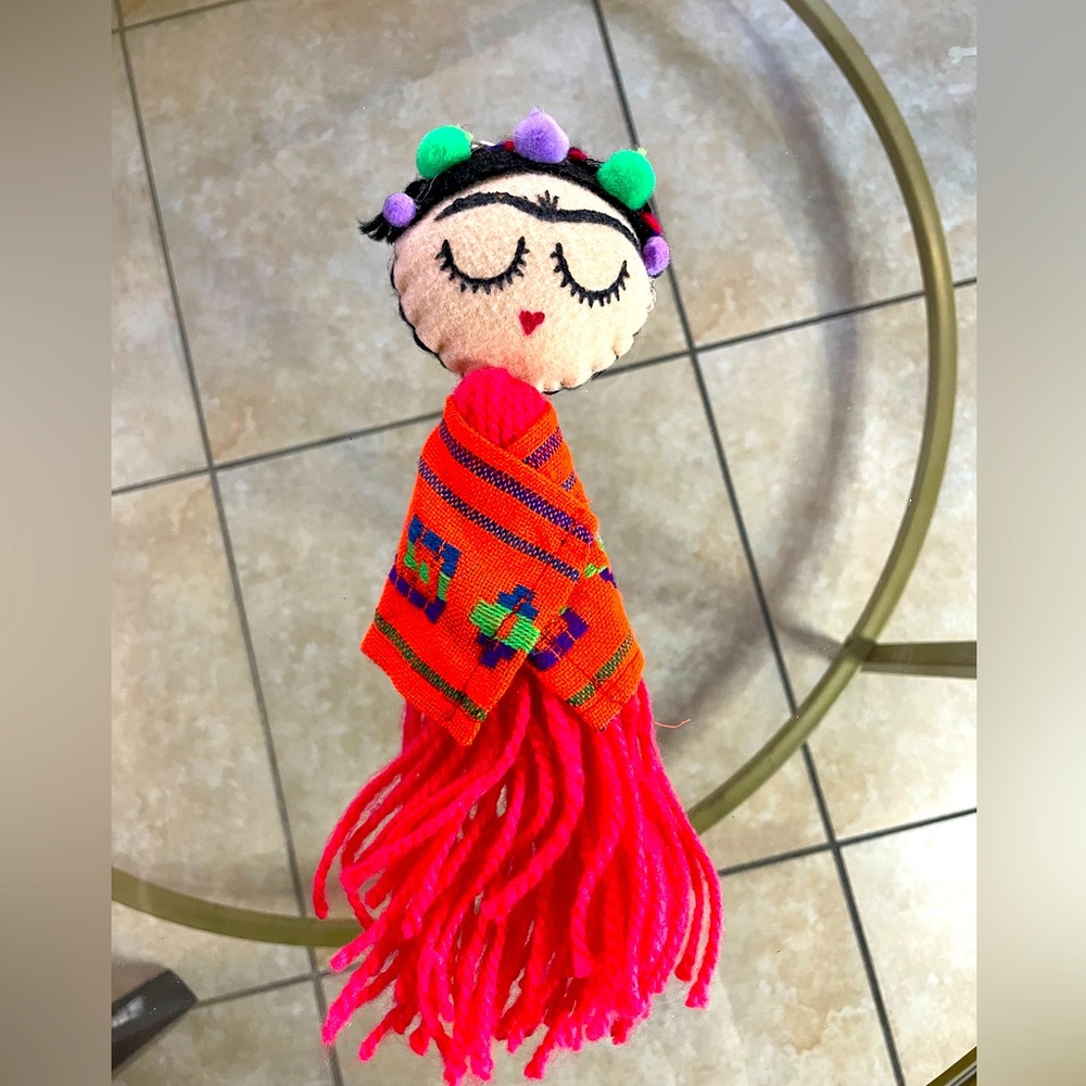 Mexican Frida keychains multicolor